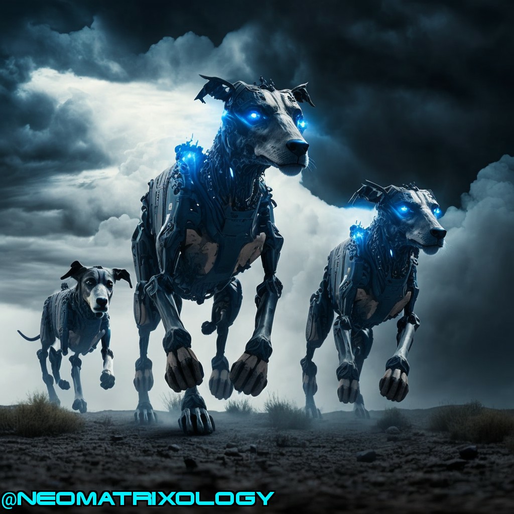 NeoMatrixology's tweet image. When we say your "local Skynet service provider" we mean business 🔺️

#CyberDyne #RoboDog
