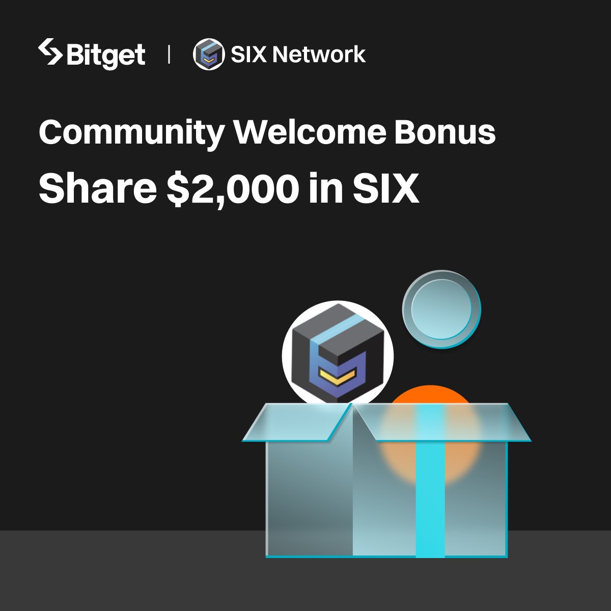 ✨ Join #Bitget x SIX Network now to earn your special $2,000 worth of $SIX! 📆 Apr 26, 11:00 - Apr 29, 11:00 (UTC) Start here👇 bitget.com/support/articl…