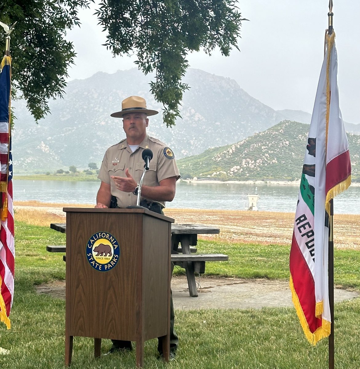 This morning, #teamroth participated in the 50th Anniversary Celebration of the Lake Perris State Recreation Area. Lake Perris offers opportunities for boating, picnicking, swimming, camping, hiking, & is home to many species of animals & plants & holds a rich cultural history.