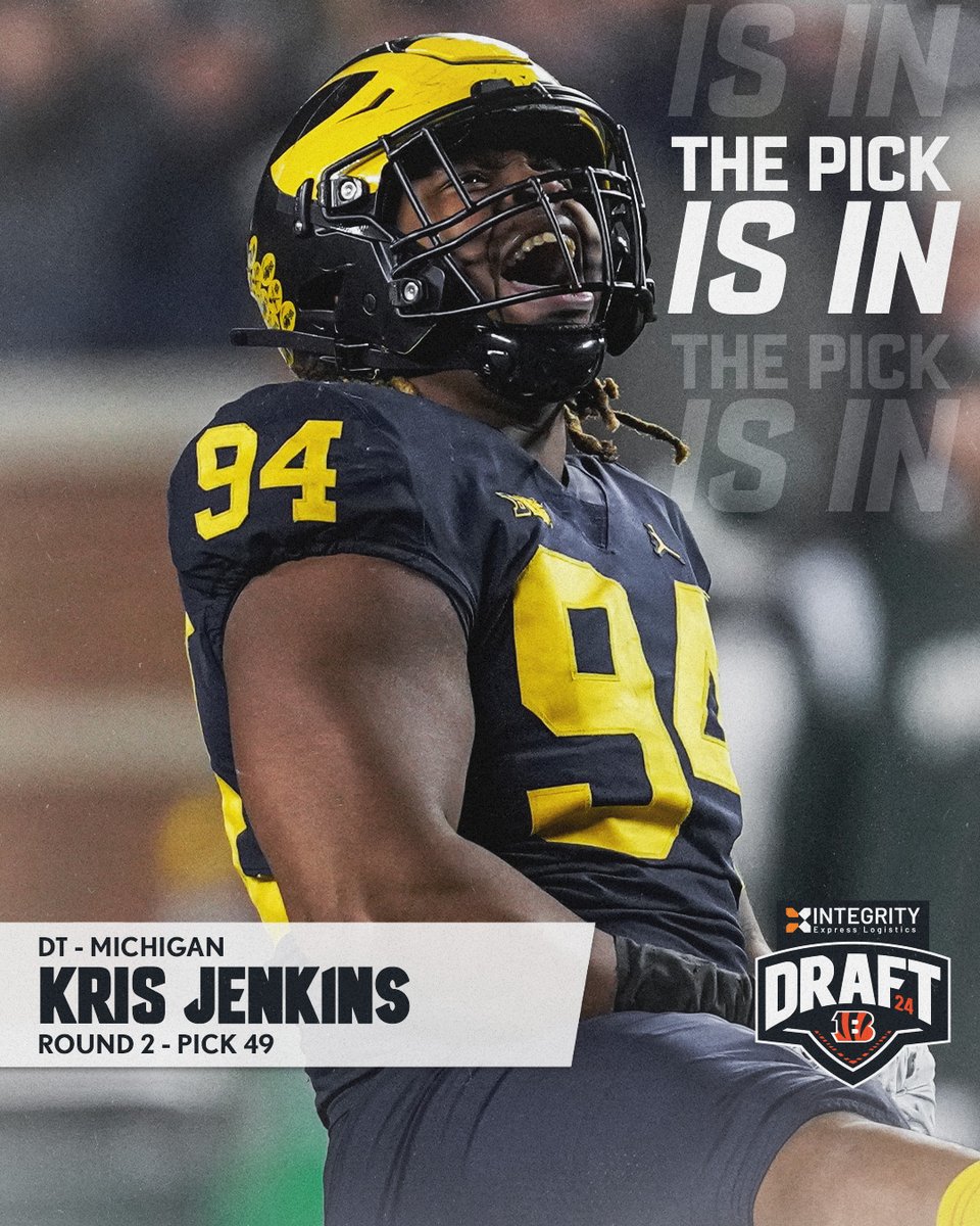 WITH THE 49TH PICK ➡️ DT <a href="/KrisJenkinsJr1/">Kris Jenkins</a> 

<a href="/IEL_LLC/">iel_llc</a> | 📺: NFL Draft on ESPN/ABC/NFLN