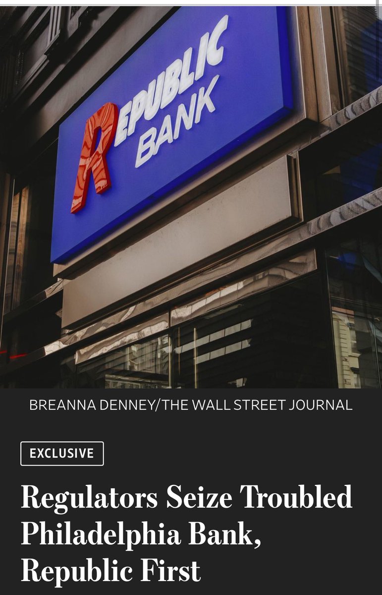 🔥 BREAKING NEWS 🔥 FDIC says Republic First Bank is closed by Pennsylvania regulators! 😳🤦🏽 It’s probably nothing. 😳 #ApesTogetherStrong #AMC #GME #HYMC #APESNOTLEAVING amp.cnn.com/cnn/2024/04/26…