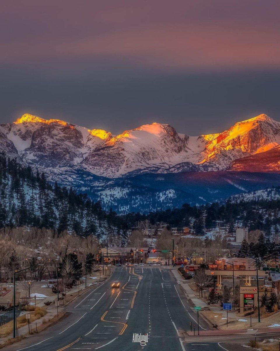 Estes Park In Colorado, USA