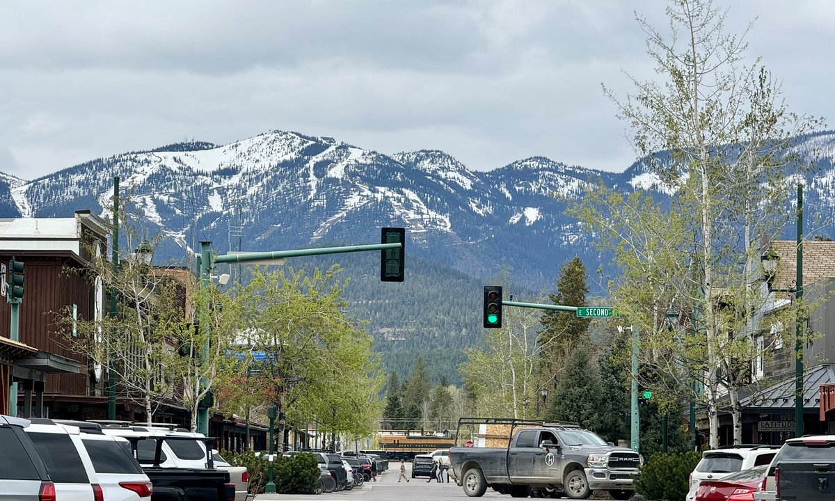 In Whitefish, Montana for the @MansfieldFDN conference. But as it’s Shabbat, the town name becomes “Gefilte Fish”