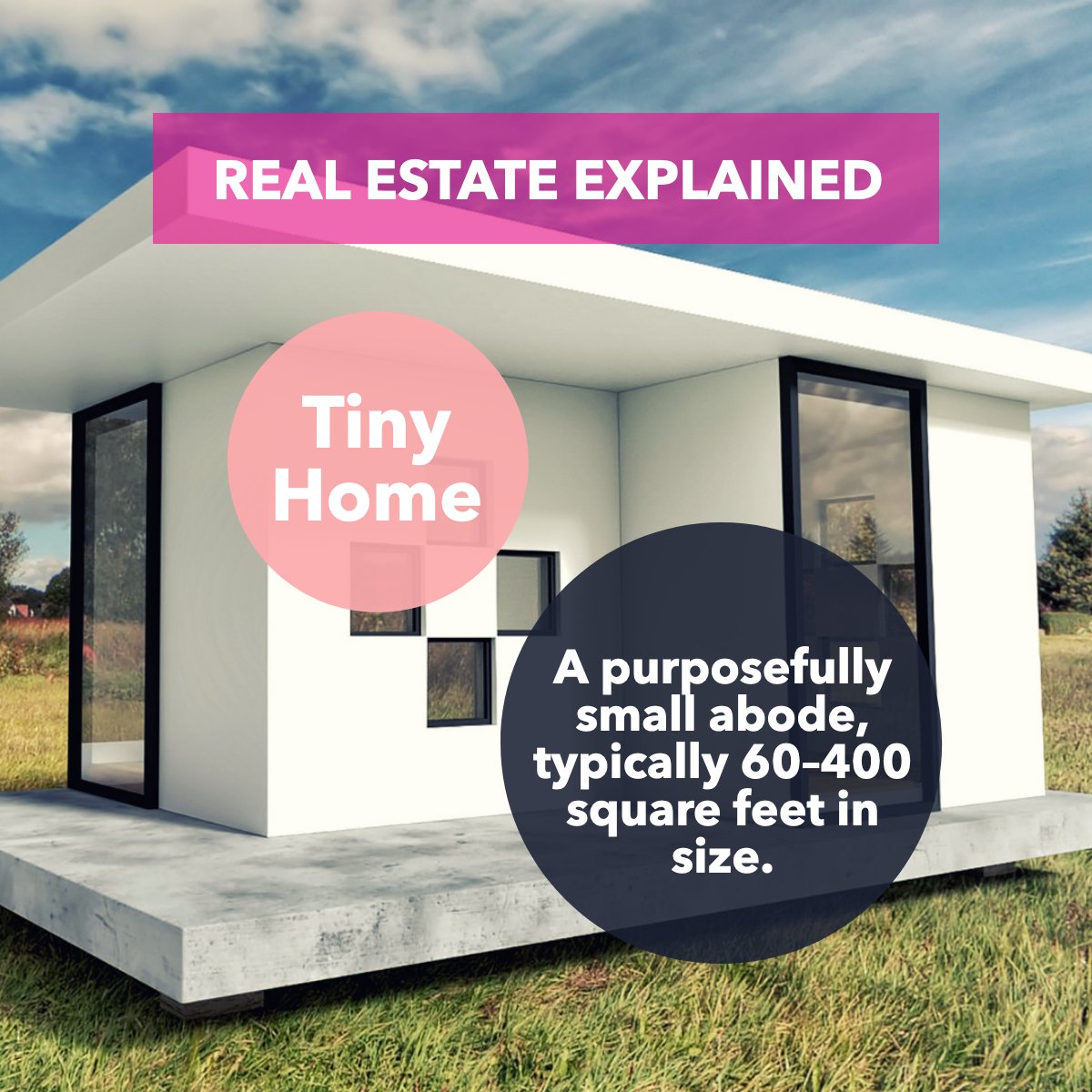 Did you know what a Tiny Home is? 🏡

Let us know below!

#tinyhomes #tinylovelyhome #tinyhomestyle 
 #homesales