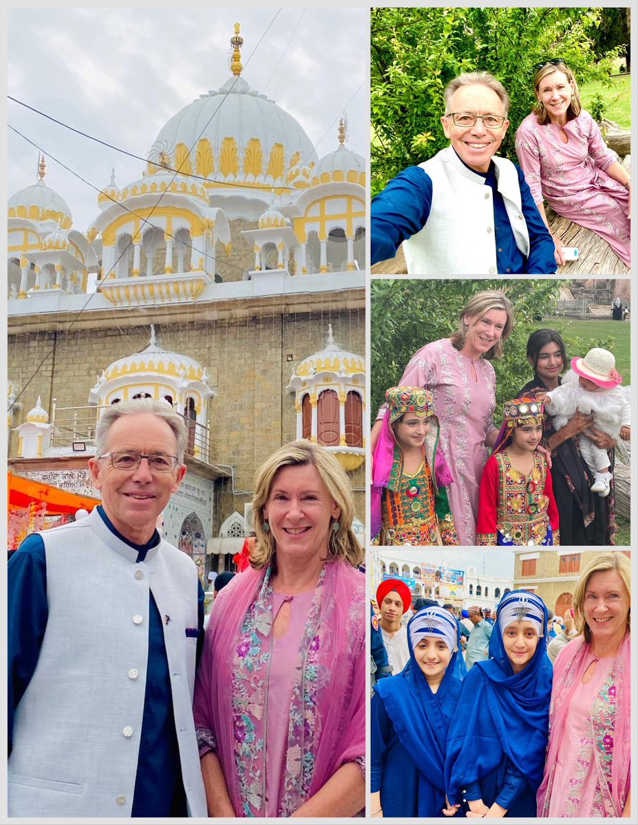 Delighted to attend the colourful Sikh Baisakhi festival at Hassan Abdal — celebrating Pakistan’s rich religious diversity. Ended the day with tea on a log in the elegant Mughal Wah Gardens. Perfect day out. 🙏🏼 ☕️