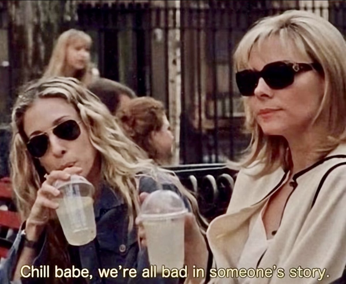 Psychoanalysis on the small screen “Chill babe, we’re all bad in someone’s story.” Samantha to Carrie, Sex and the City, 2004