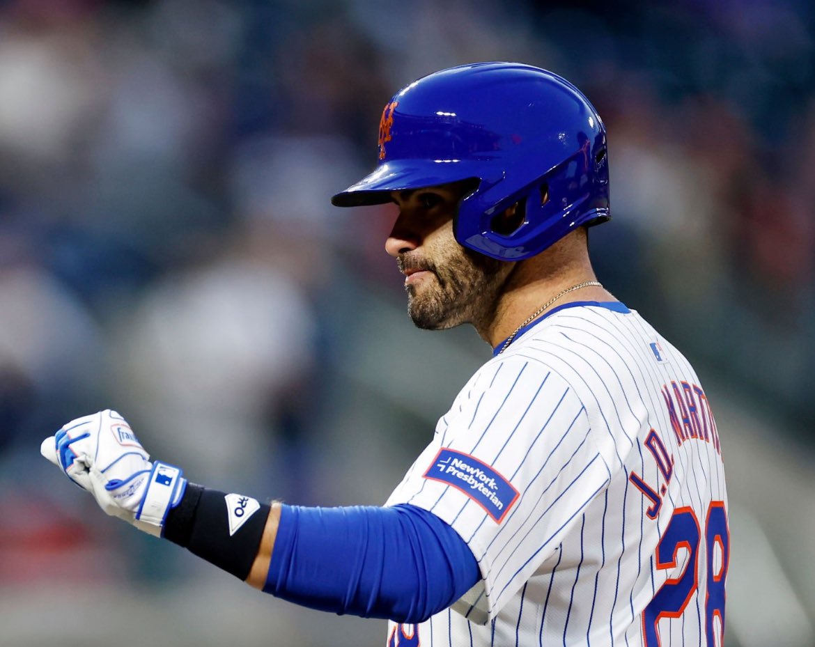 metsbatflip1's tweet image. Earlier this evening, JD Martinez passed Jed Lowrie on the Mets all-time hits list💪