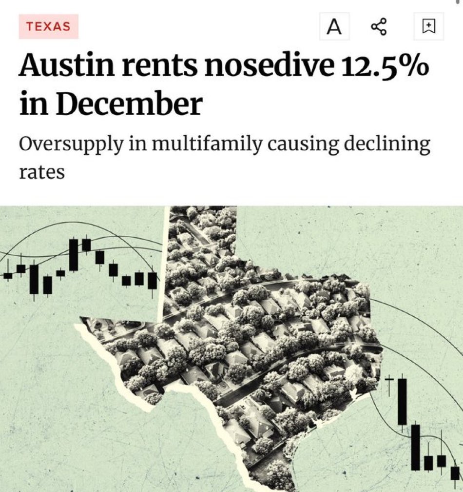 Working out the specifics of a new theory that somehow the construction of new multi-family housing diminishes landlord greed in a metropolitan area.