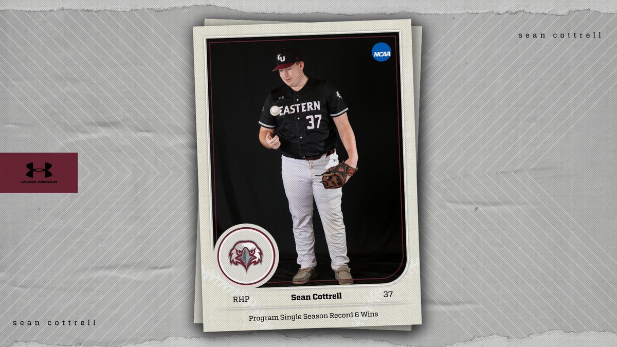 We’d also like to Congratulate Sr. RHP Sean Cottrell on setting a new program record for single season Wins with his 6th Win of the year today! #FlyWithUs