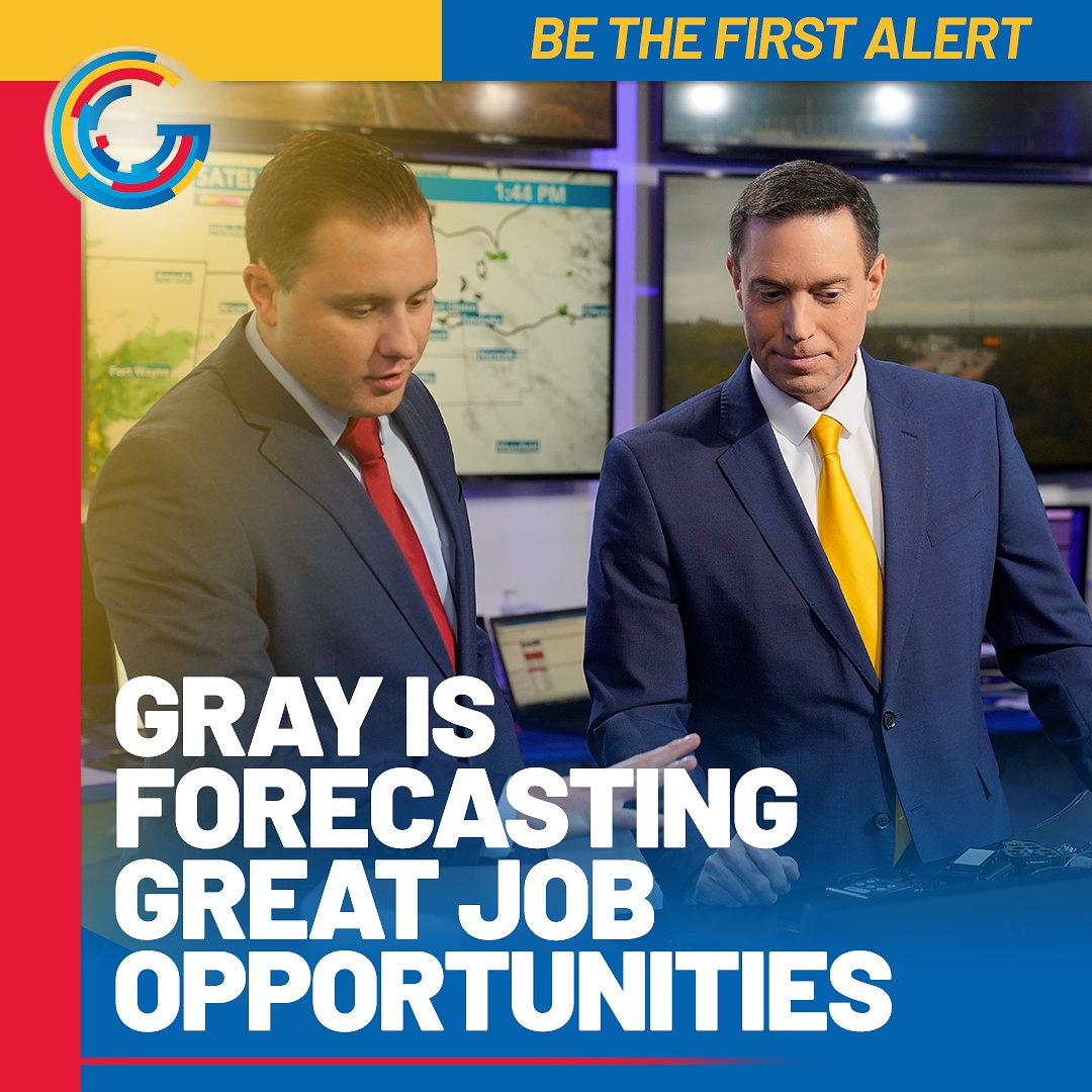 We are looking for news, engineering, sales and marketing employees to join our team.   Apply at gray.tv/careers #TVJobs