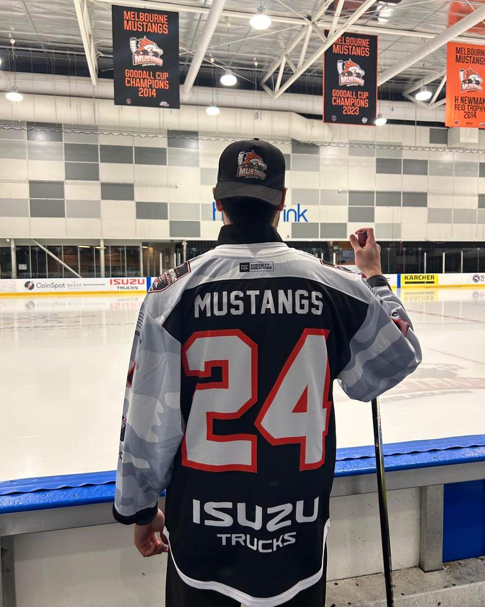 Want one of these? We have THREE available for auction today!

#MelbourneMustangs #bleedorange #believeorange #AIHL