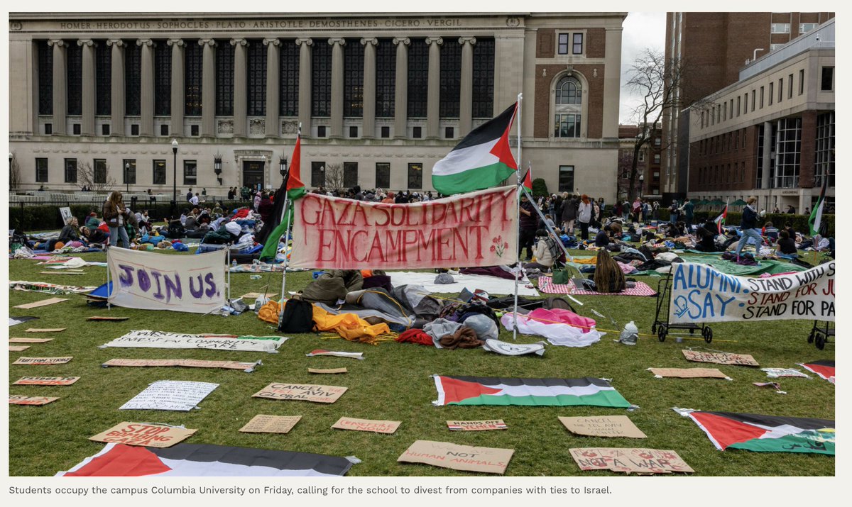 Besieged Gazans find more solidarity in the Ivy League than in the Arab League