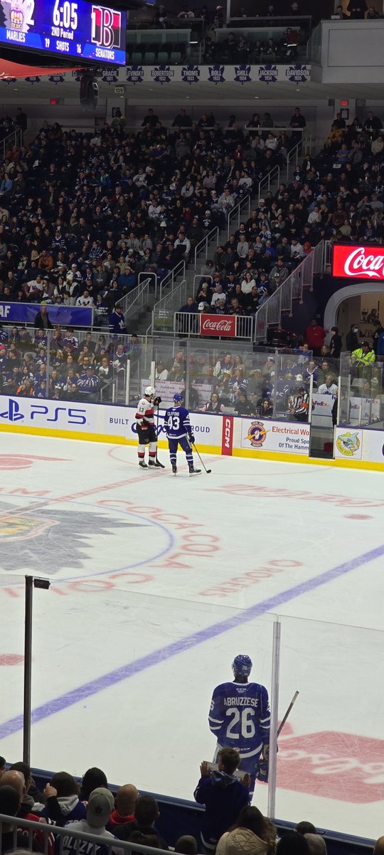 Chartier's goal is ruled no good.
#BellevilleSens 1
#TorontoMarlies 2
@SensCentral @ComingInHotSens 
#GoSensGo