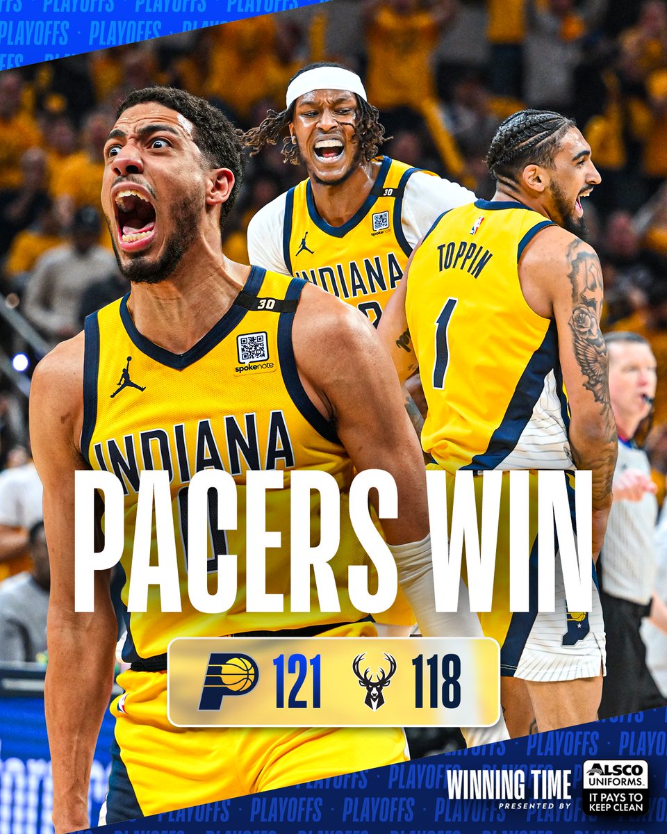 BIG. TIME. DUB.

#PacersWin