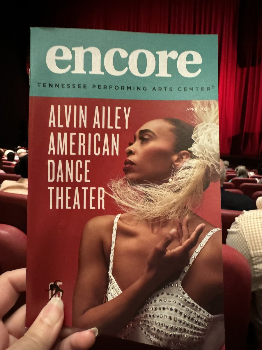 Opening night of Alvin Ailey American Dance Theater in #Nashville @tpac!