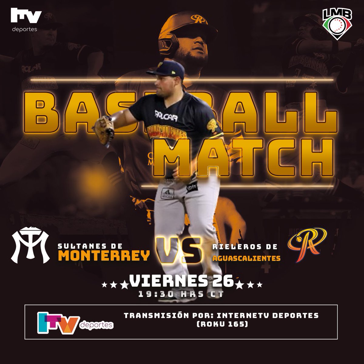 La Liga Mexicana de Béisbol está aquí con el juego entre, ⚾️ Sultanes de Monterrey EN Rieleros de Aguascalientes ⚾️

#LigaMexicanadeBéisbol #Temporada2024 #SultanesdeMonterrey #RielerosdeAguascalientes