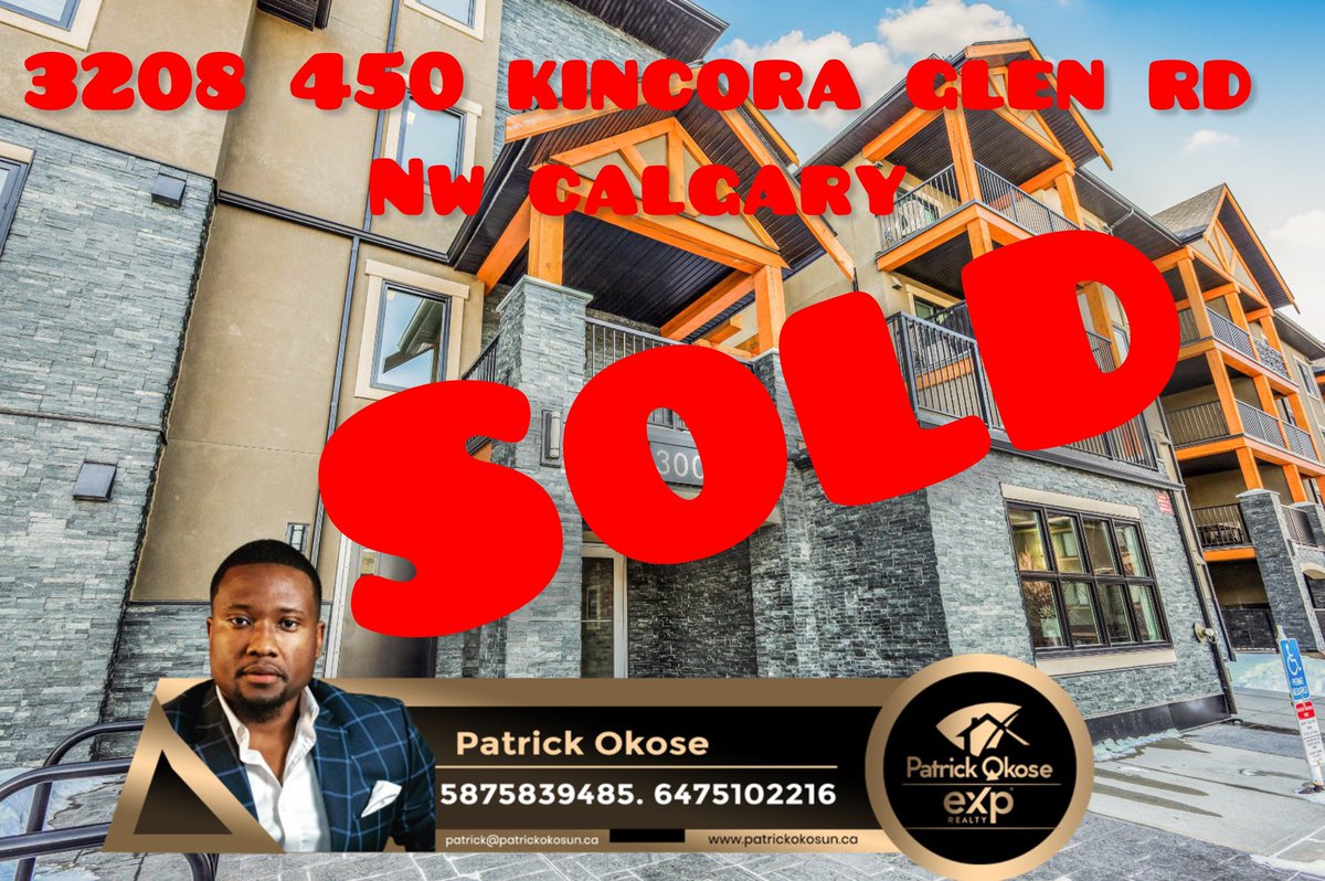 SOLD!!! 2 bed AND DEN 2 bath condo apartment in beautiful Kincora NW Calgary. #therealpatrickokose #LISTED #calgary #calgarylife #calgaryalberta #calgarybuzz #calgarystampede #calgarywoodworkers #calgaryartist #calgaryarts #calgaryart #calgaryartists #calgarybusiness