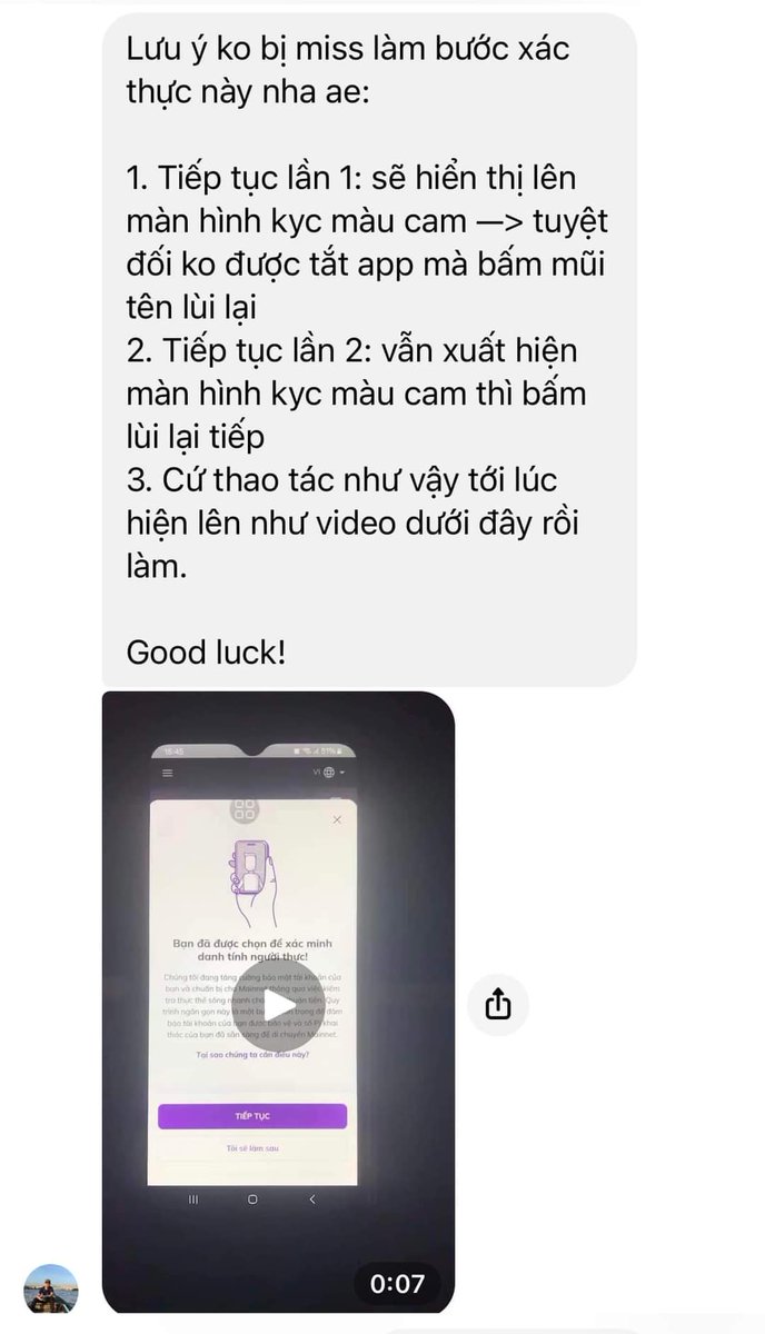 🔥🔥🔥KINH NGHIỆM LÀM XÁC THỰC KHI NHẬN ĐƯỢC THÔNG BÁO... "Bạn đã được chọn để xác minh danh tính..."

✅Chúc Thành công!!!