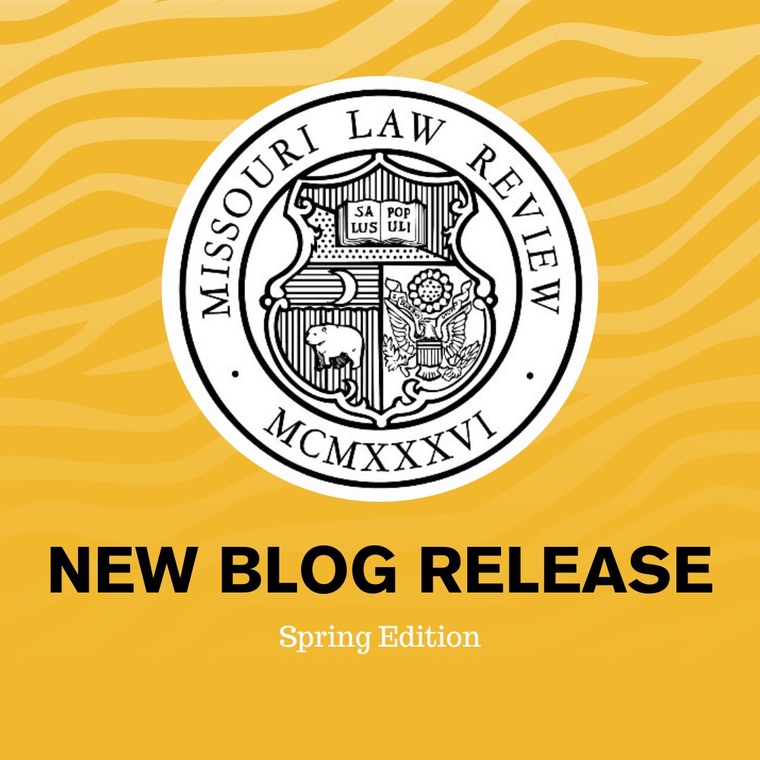 Missouri Law Review tweet media