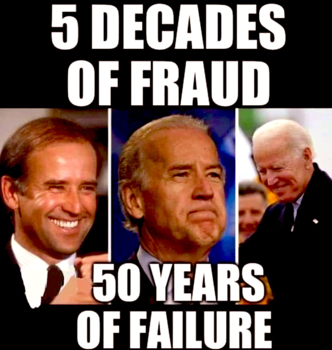 Biden was a troublesome senator, a useless VP and a dispised president. What a track record!