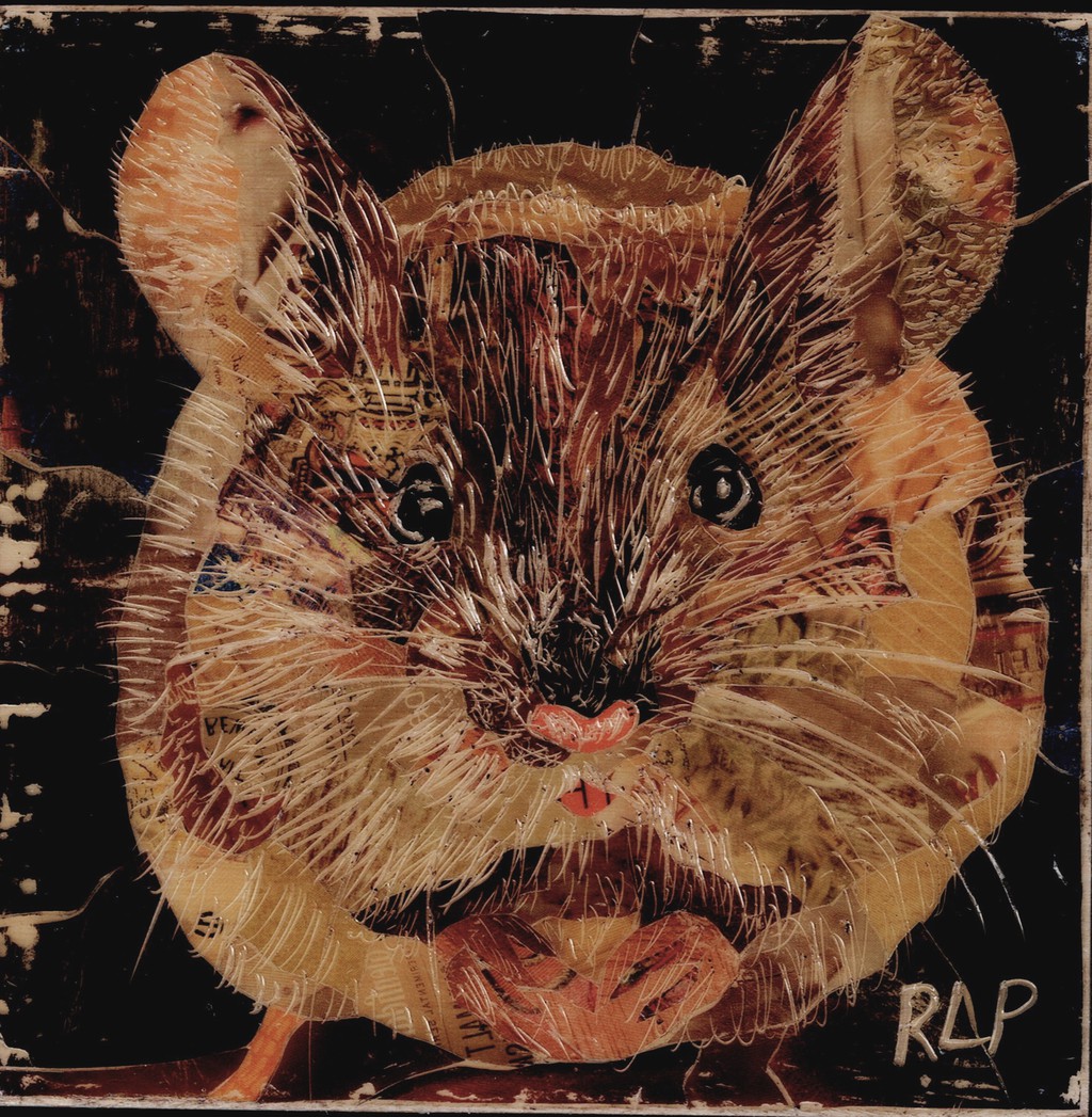 I like working on smaller paintings occasionally just to force myself to focus on the details of the process and see how much I can get from the image. This was a commissioned mouse at only 6x6.”

#Beeswax #Inkonbeeswax #Bees #Process #Artwork #rodentart #encaustic #mouse