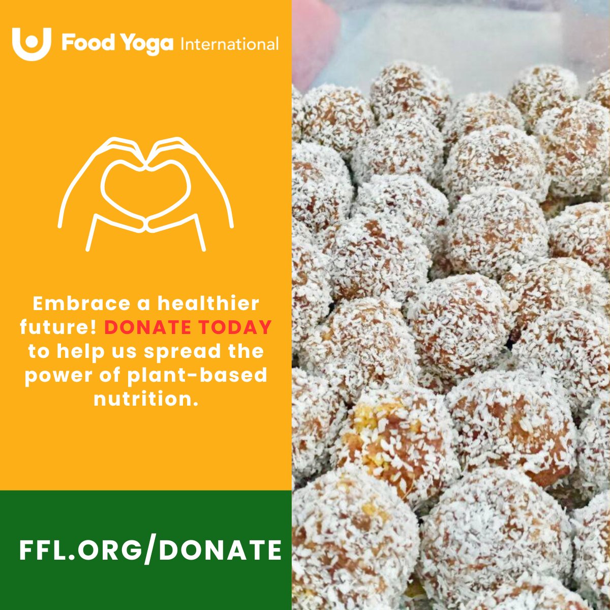 Want to help us create a healthier, more sustainable world? DONATE TODAY and join our mission to nourish and flourish.

Together, we can change lives, one meal at a time. 🥗🤲

DONATE HERE FFL.ORG/DONATE

#donation #donate #charity #charities #foodyogainternational…