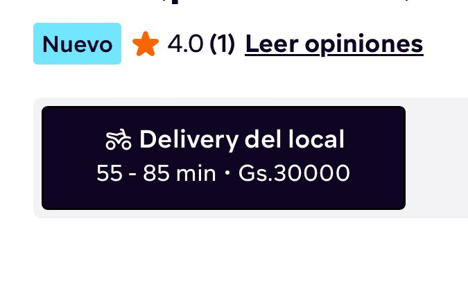 Envío Gs. 30.000 he’i y está a 8 minutos.

En qué pío viene? en Uber confort?