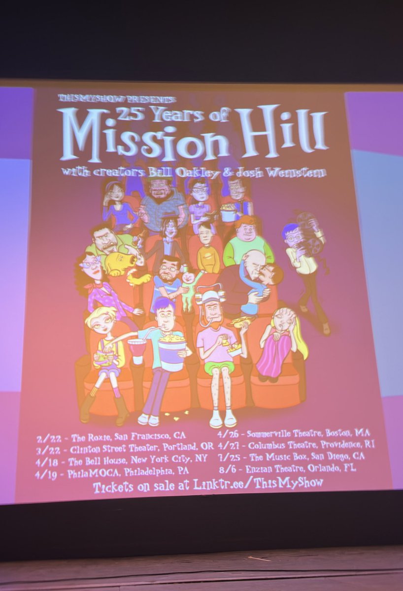 Enjoying a retrospective of one of my favorite shows #missionHill from no better than the creators themselves @thatbilloakley @Joshstrangehill 
@thismyshow @svilletheatre