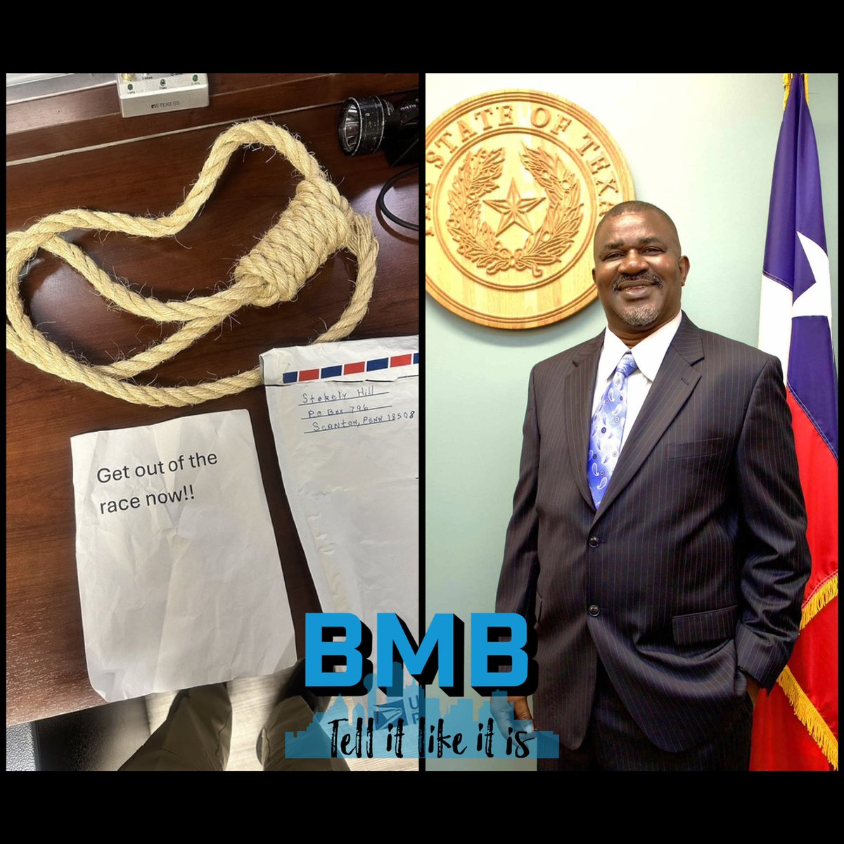 #ARCOLA #MAYOR GETS NOOSE DELIVERED TO #CITYHALL WITH THREATENING NOTE AHEAD OF #ELECTIONS

abc13.com/arcola-mayor-f…