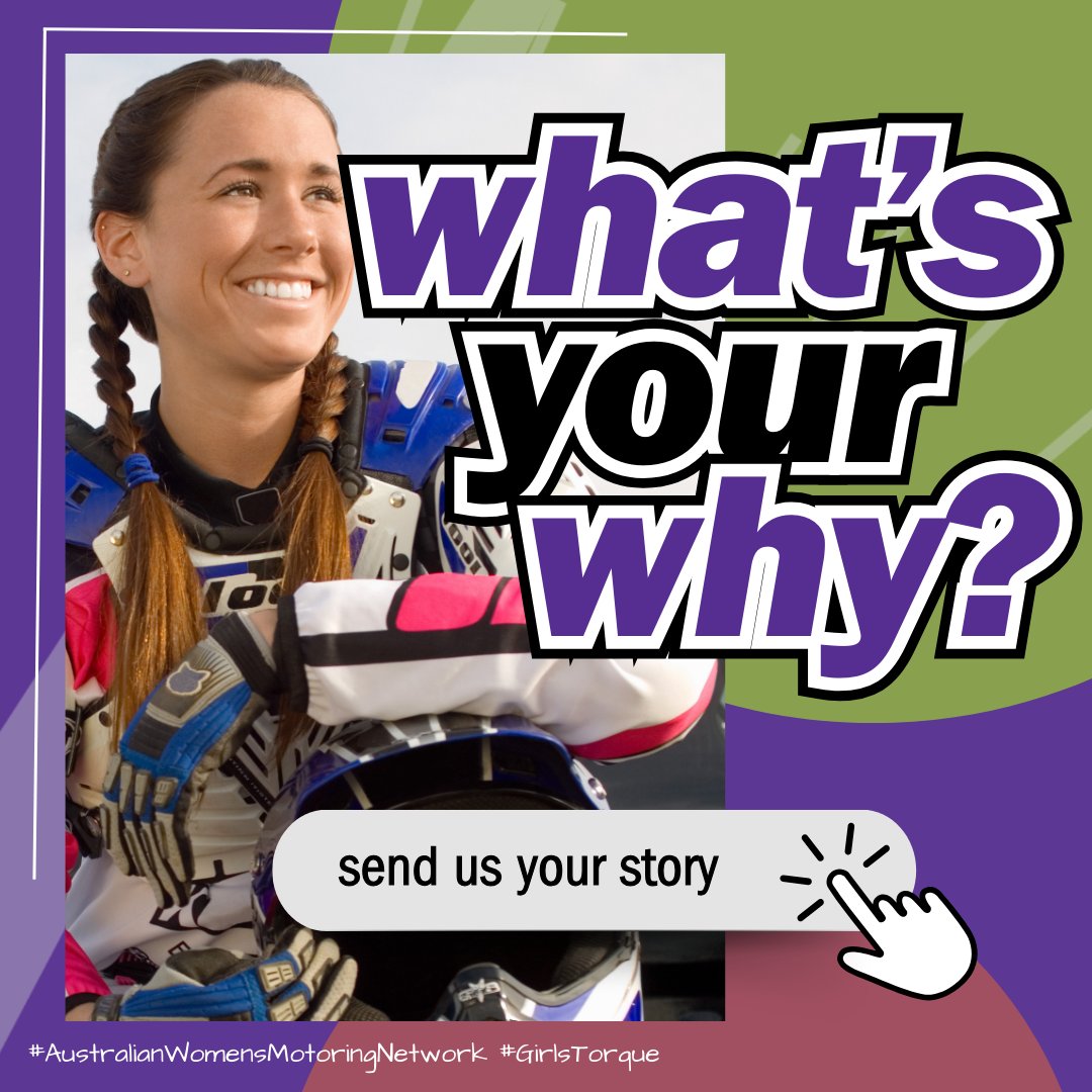 What's your why? Whether you're a racer, behind the camera, on the tools, or the loudest cheerleader, we want to hear your story! Share with us your passion and motivation to inspire others. 
[Submit your story: bit.ly/4aYoxO4]
#ShareYourStory #GirlsTorque #TellAStoryDay