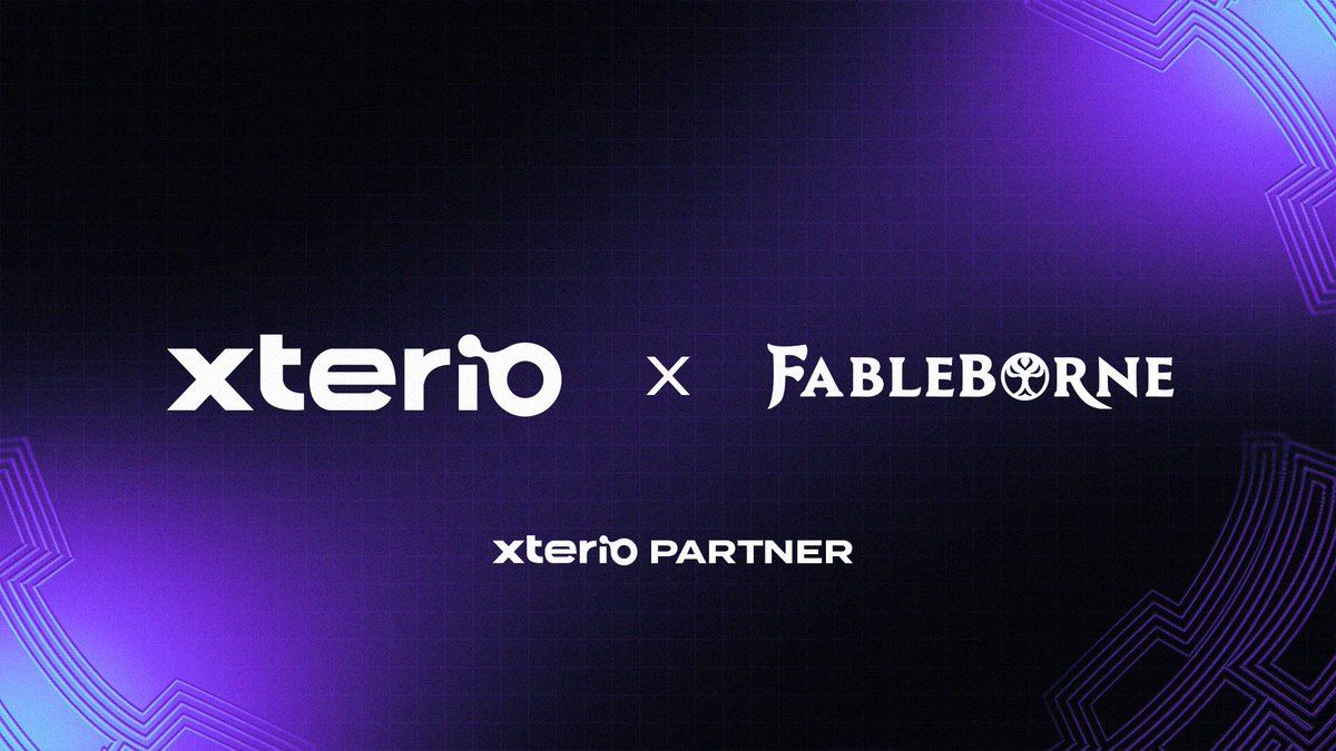 Xterio is proud to partner with @fableborne, supporting their introduction to our 7m users! 📲Leading web3 mobile game 🏰ARPG x Base-Builder 🎮Community playtest soon Earn Xterio Ecosystem points by following Fableborne, with a points multiplier for Fableborne NFT holders!