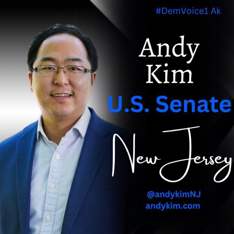 Peeps💙We know that Andy Kim is the strongest candidate to keep this seat, & the Senate, in Democratic control! He’s the strongest Democrat to help mobilize voters this November! & proven that he can beat Republicans in New Jersey & will help Democrats hold the Senate! #DemVoice1