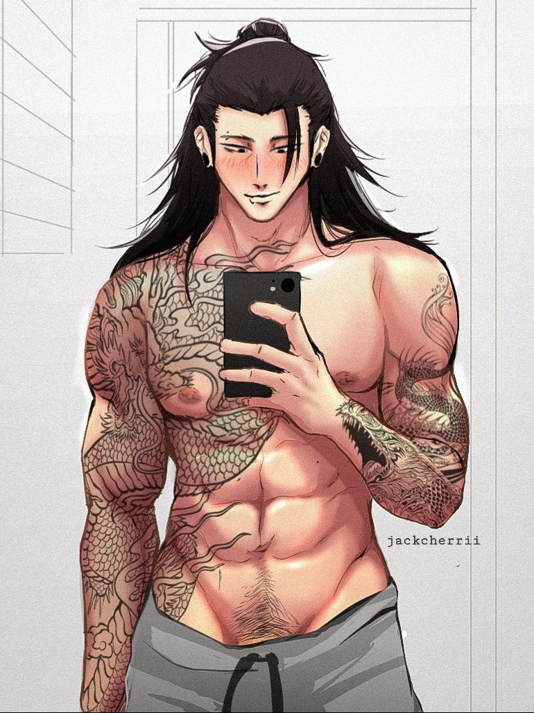 jackcherrii's tweet photo. mirror selfie 📸
#getosuguru #夏油傑 #jujutsukaisen https://t.co/3NVGfV1vvP