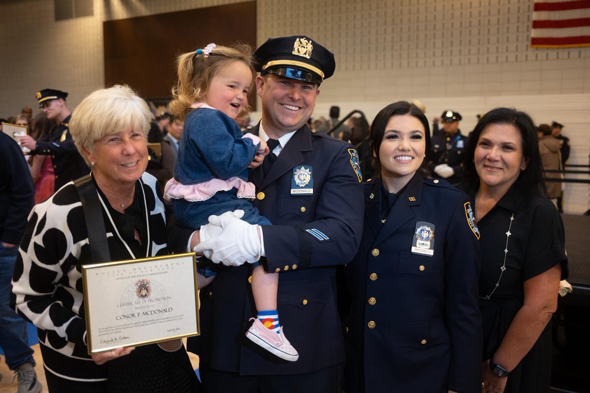 For New York’s Finest, there is a solemn vow that ensures they courageously carry on the important work of a fallen colleague. For Conor McDonald and Francesca Mosomillo, it’s about walking in the footsteps of their hero fathers — Detective Steven McDonald and Police Officer…