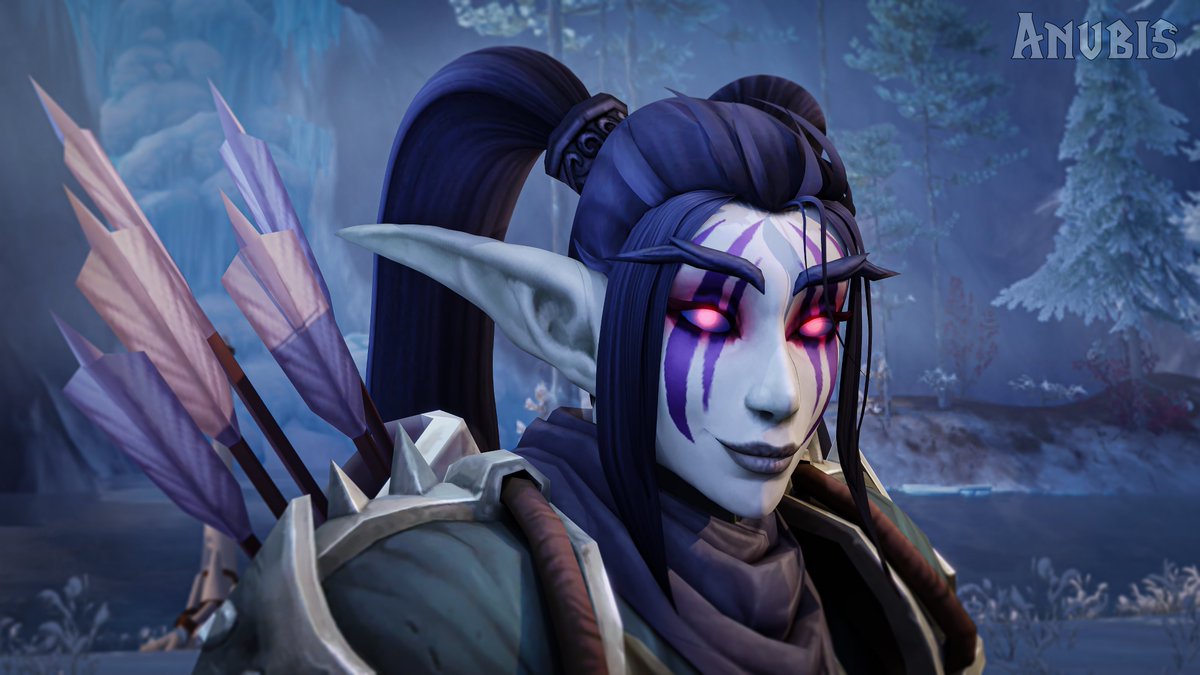 Bienia Nightshade, Dark Ranger #worldofwarcraft #Warcraftart