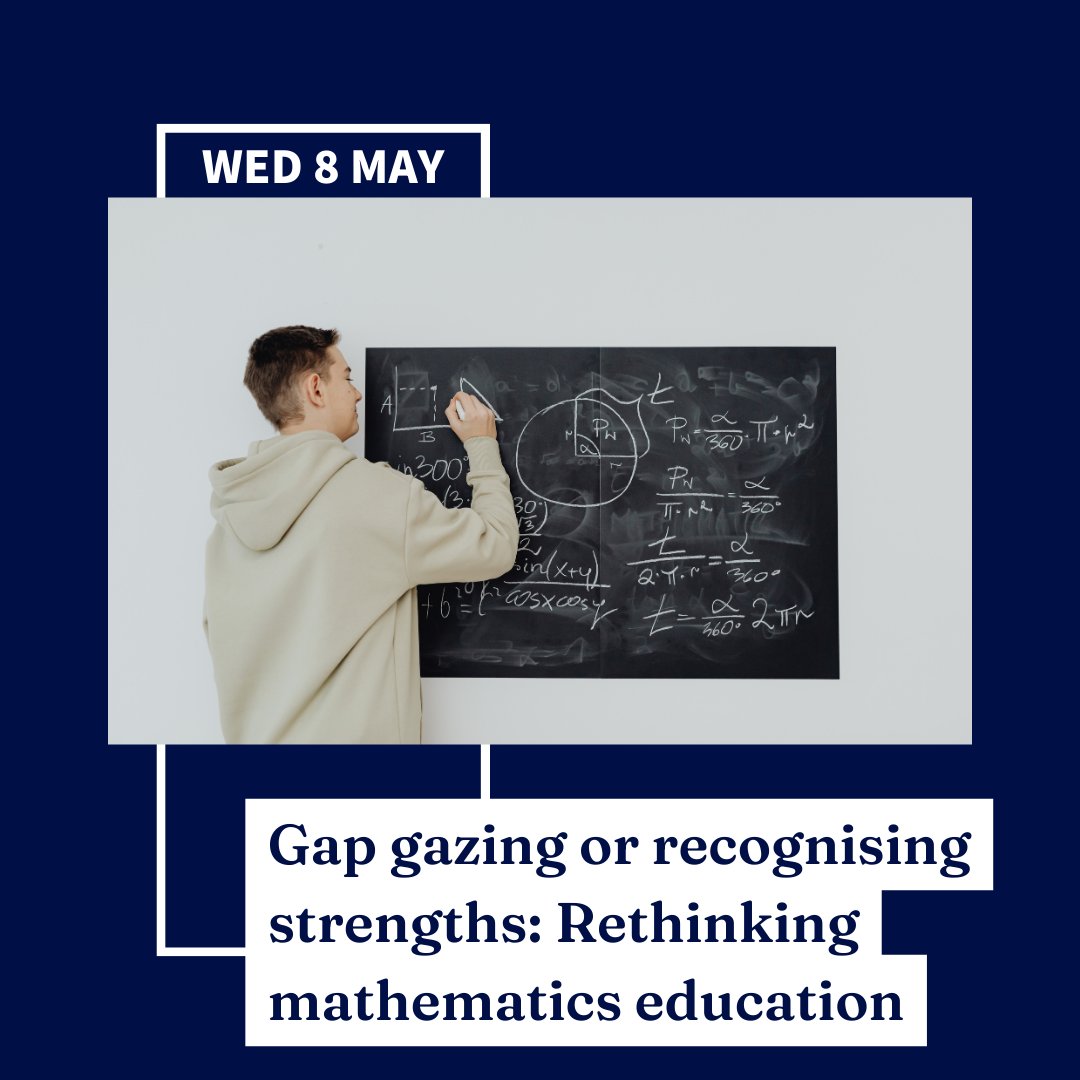 Hosted by @EduMelb, @DrJodieHunter challenges the ‘gap story’ told about minority communities, Highlighting what we can learn and how we can rethink mathematics education in the classroom. Register now → unimelb.me/49PoqmF