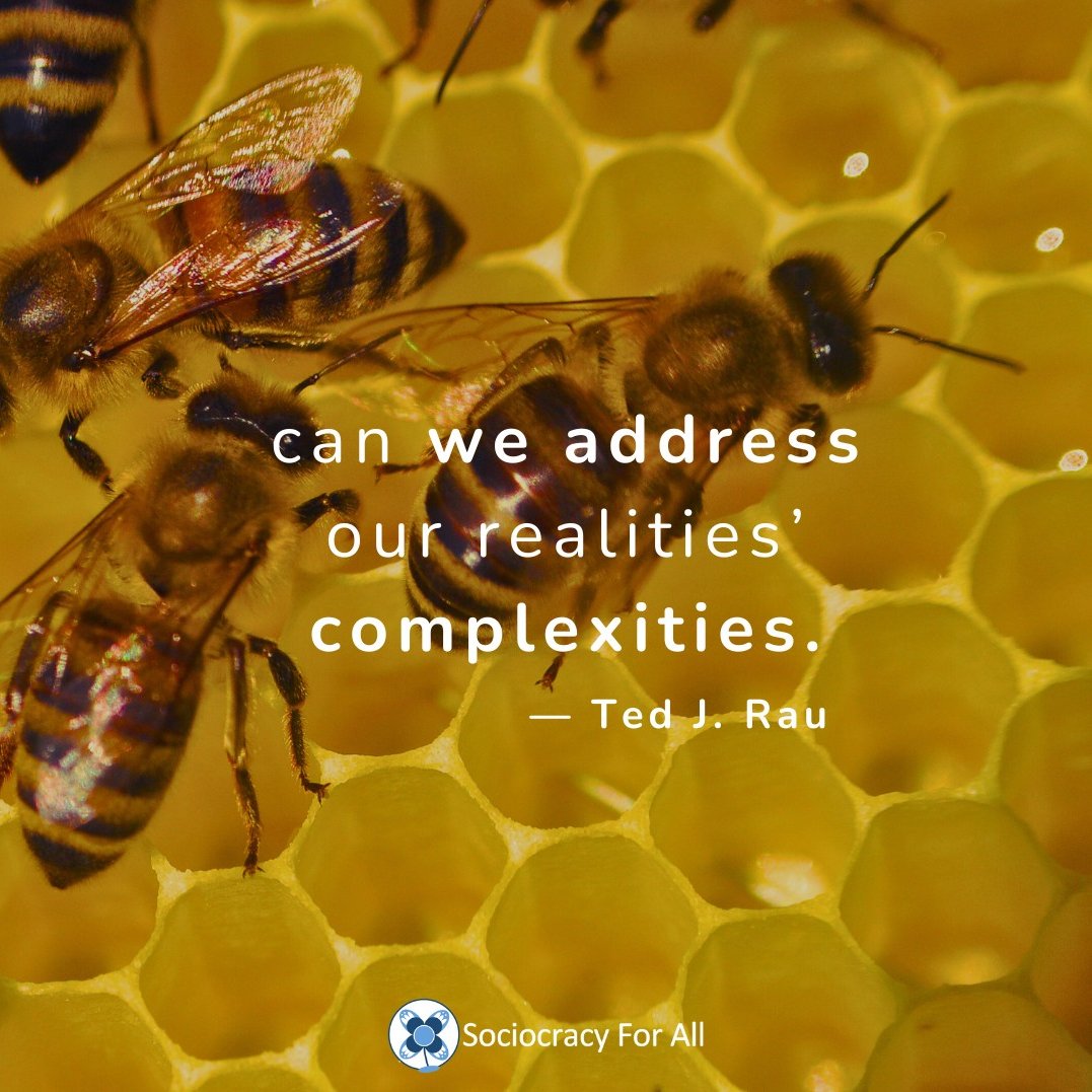 Sociocracy4All's tweet image. Embracing decentralization, flexibility, and profound respect - the keys to navigating the intricate tapestry of our realities. 🌟 #EmbraceComplexity #DecentralizedWork