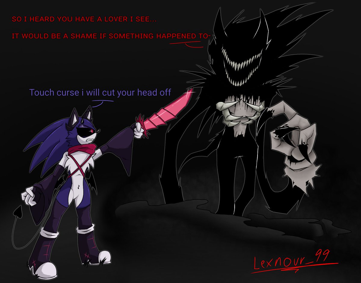 💜: I swear Umbra, if you hurt Curse you'll regret being alive!!

~ Art by LexNour_99 ~
