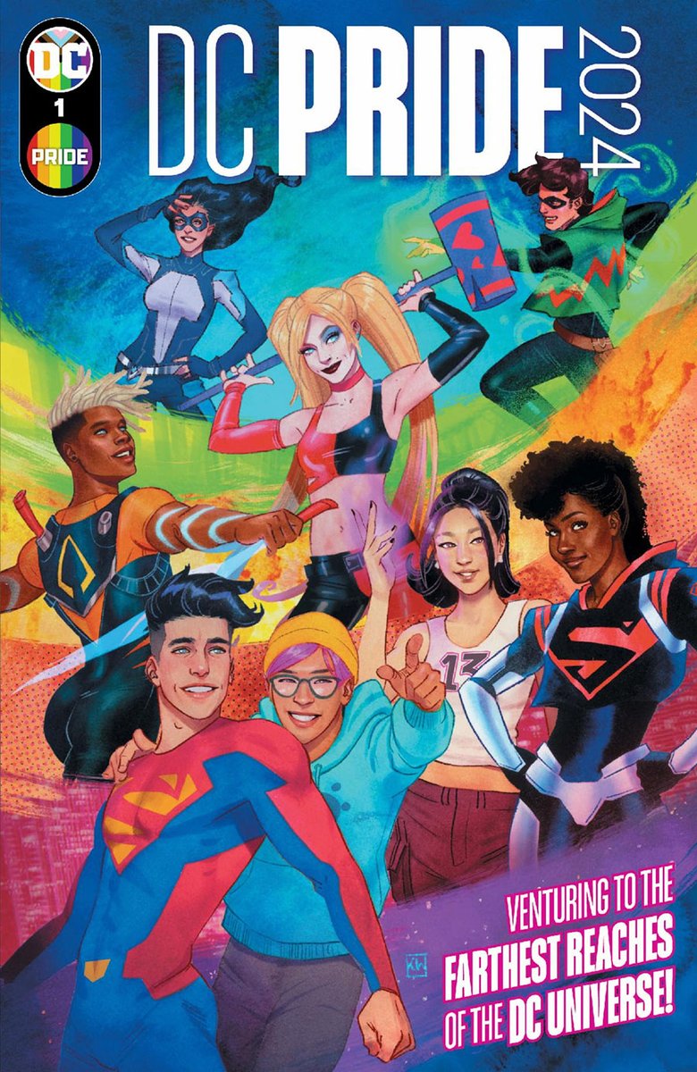 📚#DCPride 2024 #1 😻#KevinWada#Variant #CoverArt 👉PRE-ORDER BY SUN APR 28 & SAVE 20%! ow.ly/nPi250Rpx7t DC's Eisner and Ringo award-winning Pride anthology returns! ✏️@Al_Ewing @NicoleAMaines & more! 🎨@ngoziu & more! #Pridemonth #DCcomics #Comicbookartist #loveislove