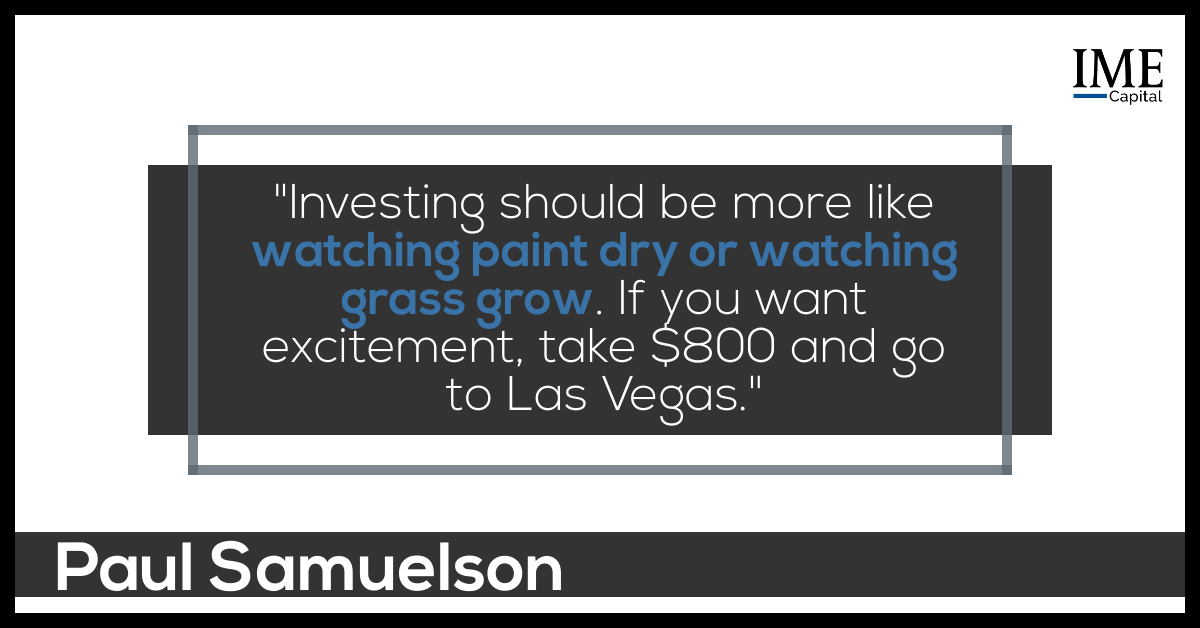 #investmentInsights from  #PaulSamuelson