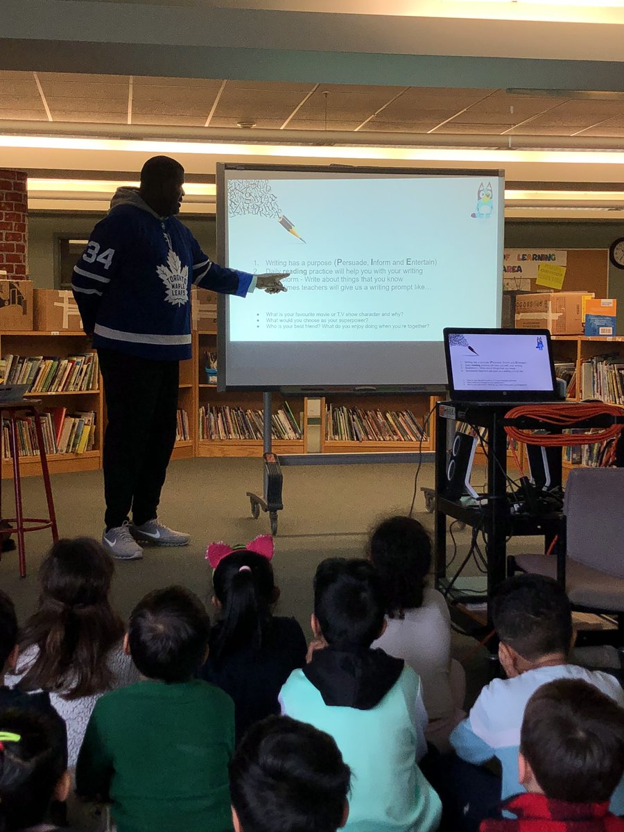 AllinaLeeDavis's tweet image. Grateful for Author Anthony King’s visit to #LivingLibrary on his HAPPY BIRTHDAY🧁and for sharing “Our Families, Our Homes” 📖 Ss excitedly wanted to share their own narratives with Mr King when encouraged to share ideas for writing 👍 @mgala19 @YaliniR_Ward21