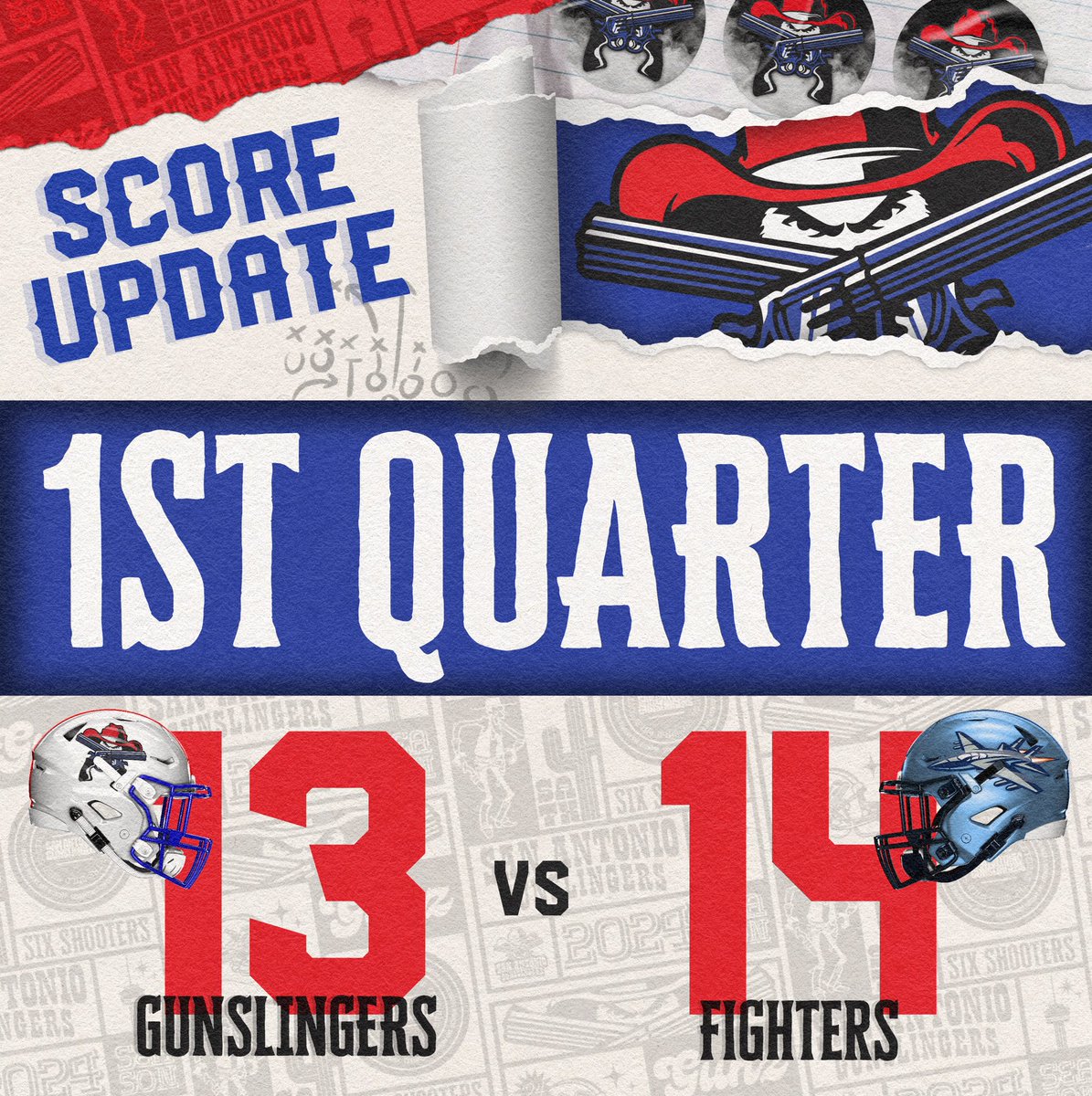 1st Quarter | Gunslingers VS. Fighters
