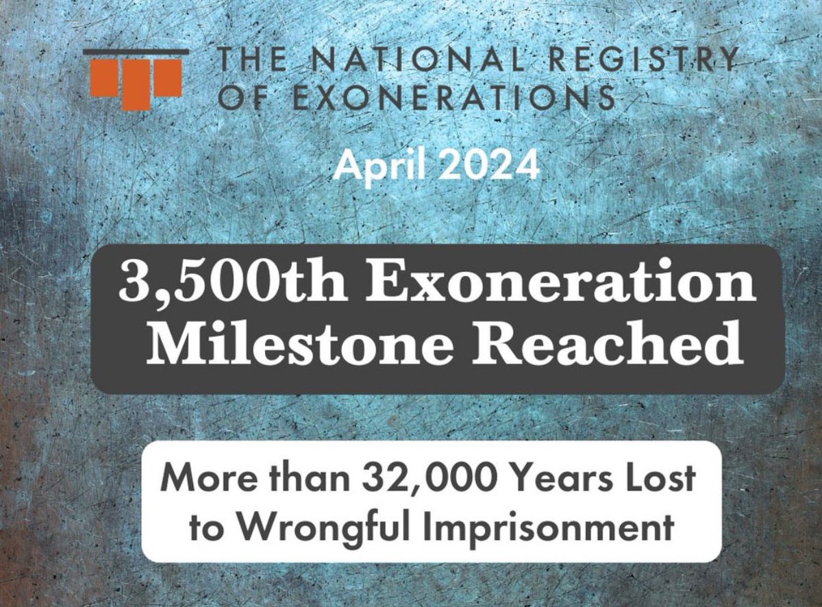 A milestone I couldn’t have believed would come to pass when I started in this work 30 years ago. So happy for all of the exonerees, but devastated by how much they have lost.