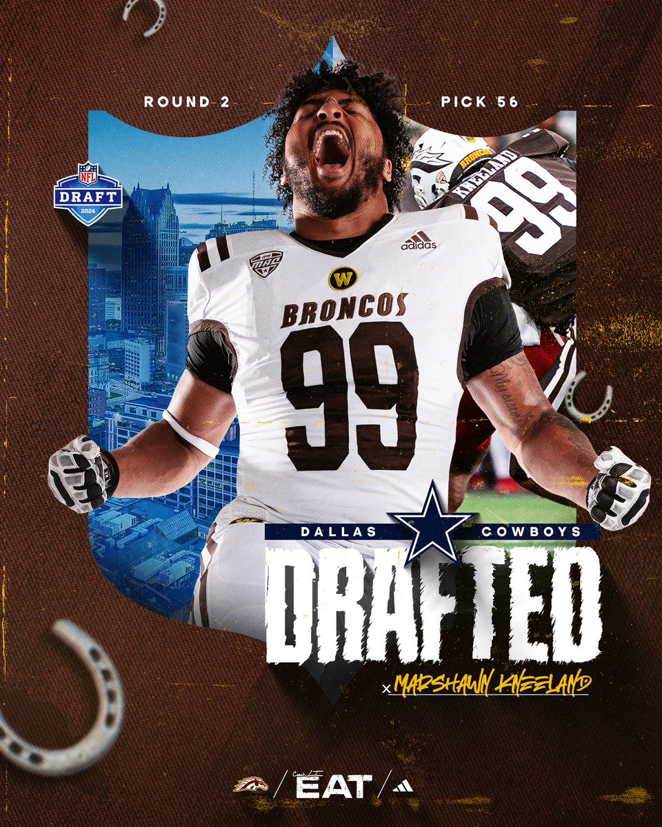 From The Zoo to @dallascowboys ‼️

Congratulations, @MKneeland99 🥳🥳

#EAT | #BroncoBuilt | #BroncosReign