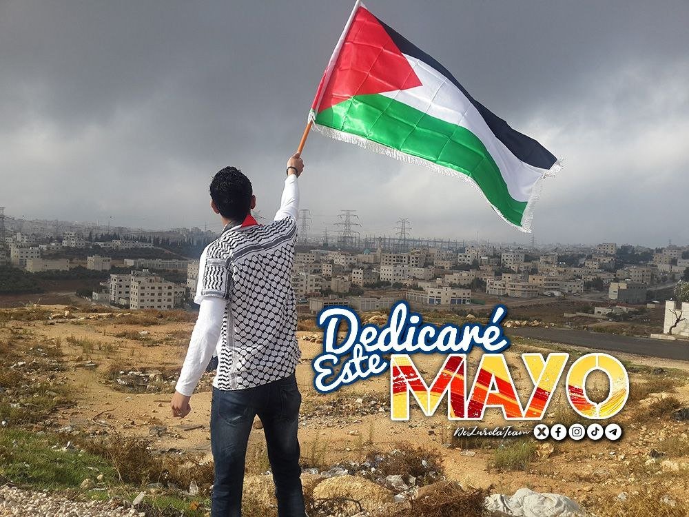 zurdoBo7's tweet photo. #DedicaréEsteMayo a elevar mi voz junto al mundo para clamar por Palestina Libre!!!

#FreePalestine 
#DeZurdaTeam https://t.co/4hxnBoN3Et