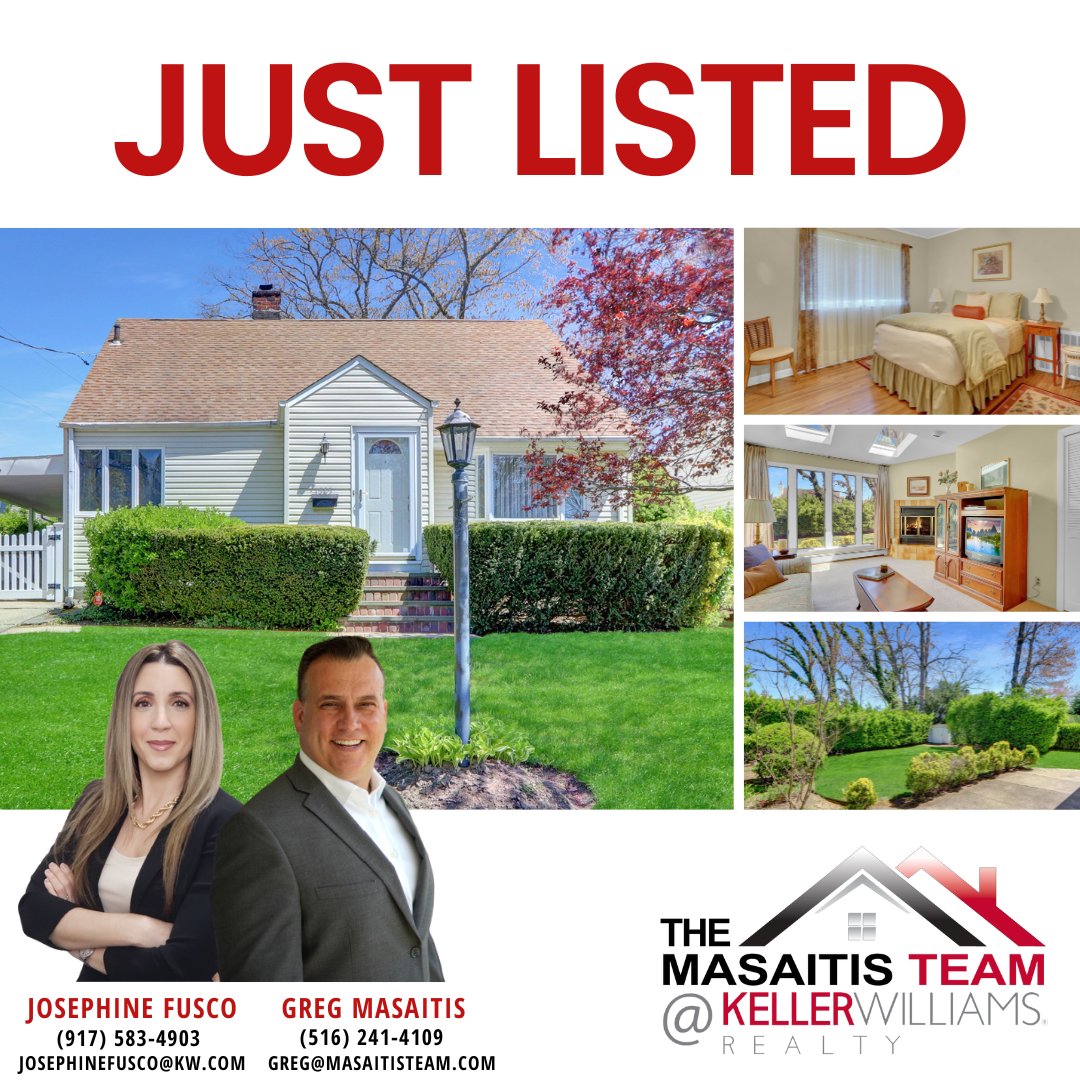 Another Home 🏡 #justlisted by #themasaitisteam #kellerwilliamsrealty! 🌟

#kellerwilliams #nassaucounty #nassaucountyny #realtor #homesforsale #realtorlife #justlistedforsale #homesweethome #realtor #realtors #home #homeforsale