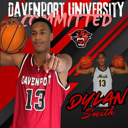 North Farmington 2024 F Dylan Smith has committed to Davenport  

basketball.thedzone.com/players/dylan-…