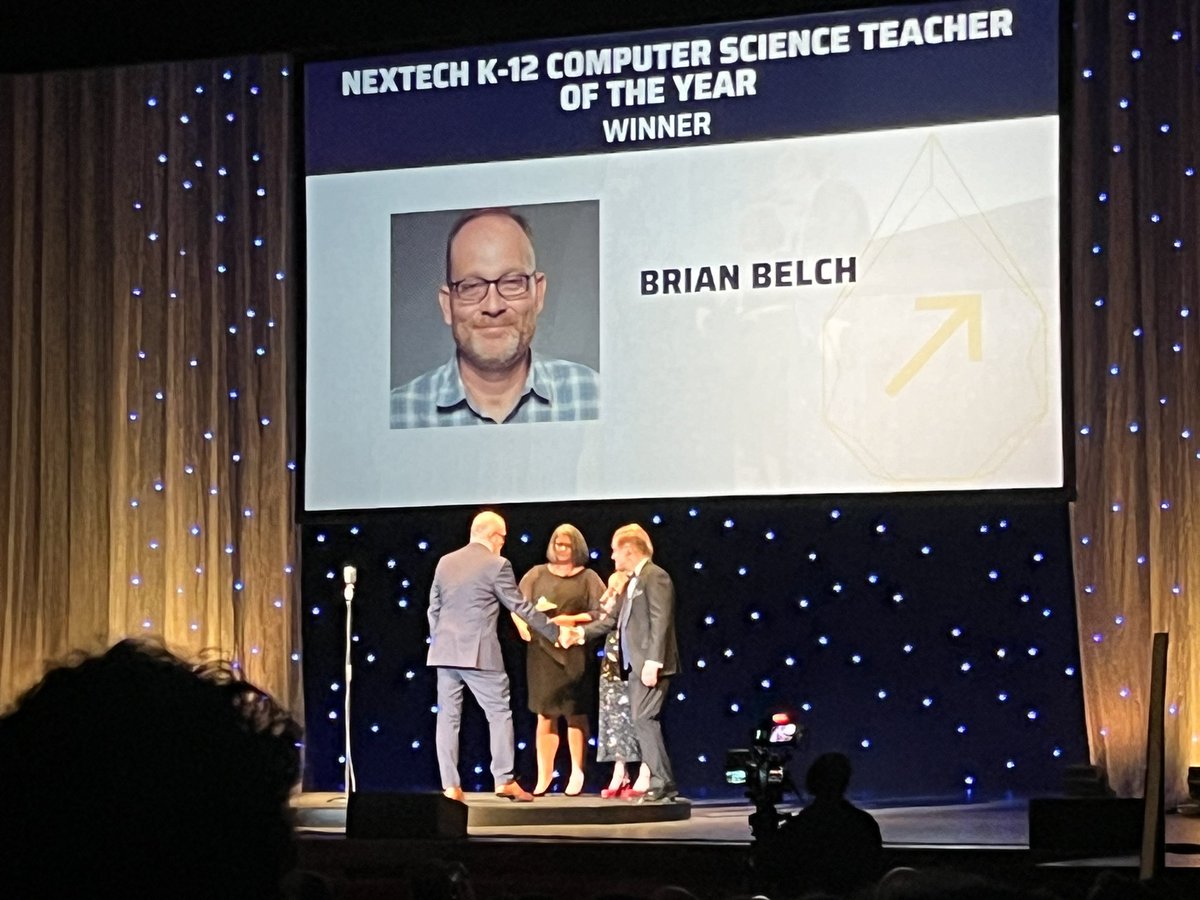 Congratulations to the @TechPointInd @nextech Teacher of the Year winner, @bbelch from @MSDDecatur! Thank you for all you do, proud to consider you a partner of ours and a friend.