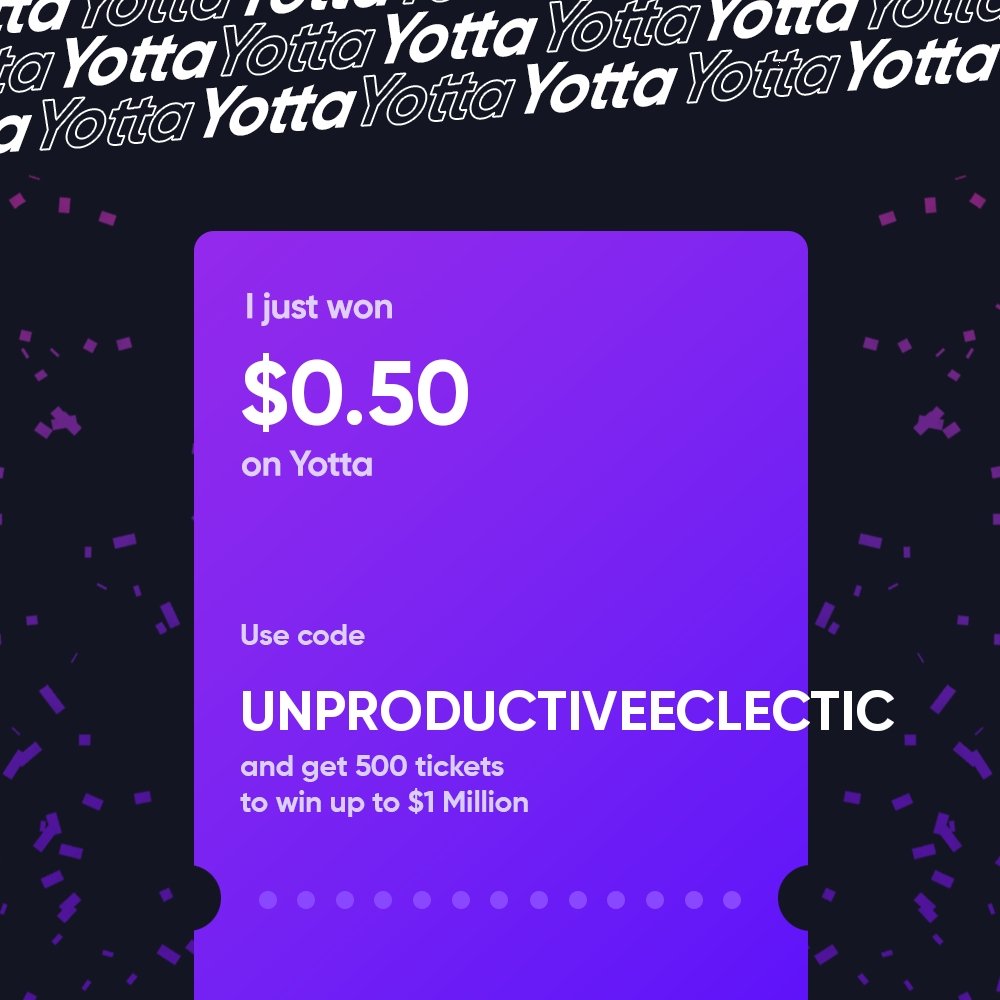 FelidaeFae's tweet photo. @winwithyotta #YottaSavings https://t.co/TKqf2timBT