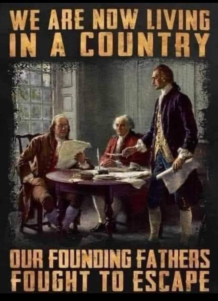 This is NOT the America our founders dreamed of.